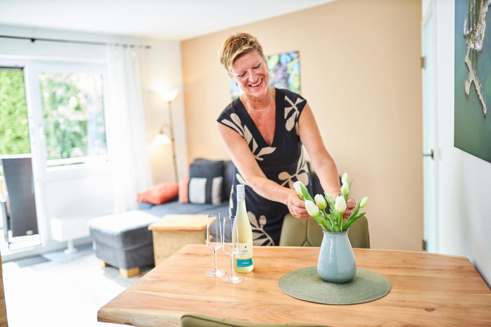 Seehaus Aachblick, Exklusive Appartements Und Ferienwohnungen 乌尔丁根-米尔霍芬 外观 照片