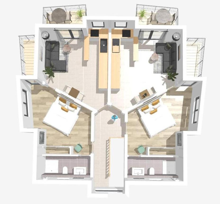 Seehaus Aachblick, Exklusive Appartements Und Ferienwohnungen 乌尔丁根-米尔霍芬 外观 照片